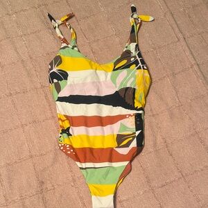 Carve Designs Multicolor Striped Swimsuit